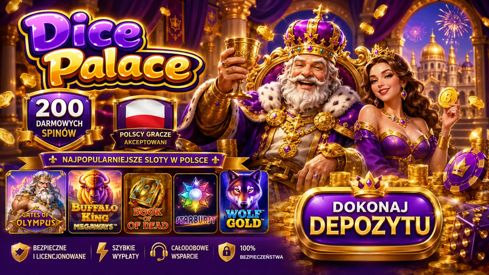 Dice Palace bonus powitalny — Dice Palace casino